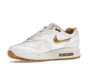 Nike Air Max 1 FB Woven White Metallic Gold - photo 4- Jersey4u