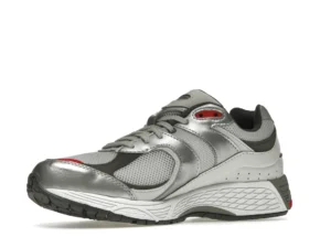 New Balance 2002R Silver Metallic Team Red - photo 4- Jersey4u