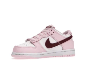 Nike Dunk Low Pink Red White (PS) - photo 4- Jersey4u