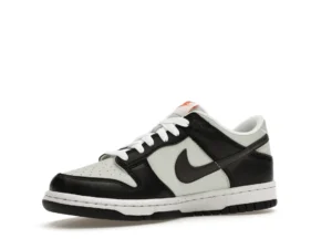 Nike Dunk Low Black Bright Mandarin Mini Swoosh (GS) - photo 4- Jersey4u