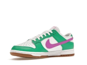 Nike Dunk Low White Stadium Green Fuchsia (Women's) - photo 4- Jersey4u