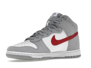 Nike Dunk High Light Smoke Grey Gym Red - photo 4- Jersey4u