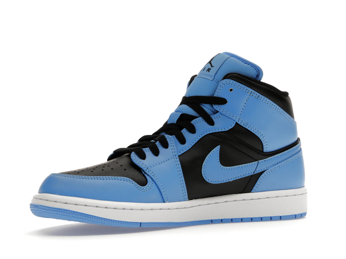 Jordan 1 Mid University Blue Black - photo 4- Jersey4u