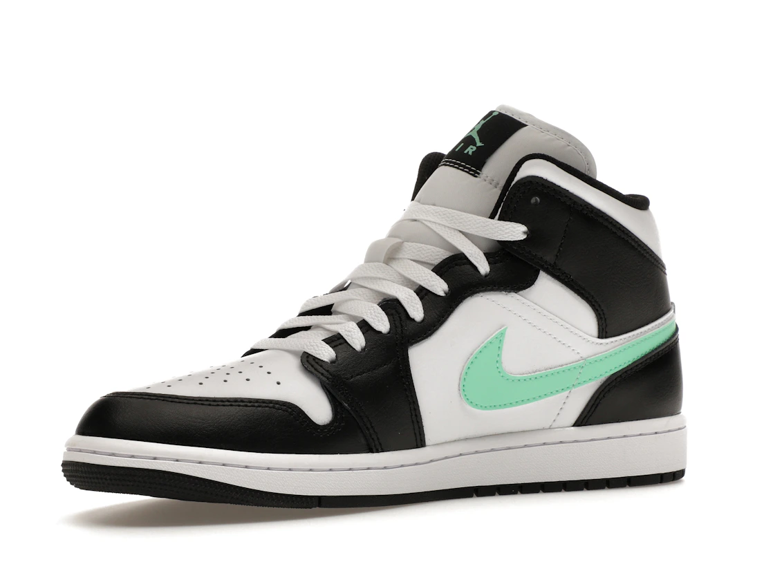 Jordan 1 Mid Green Glow - photo 4- Jersey4u