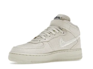 Nike Air Force 1 Mid Stussy Fossil - photo 4- Jersey4u