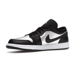 Jordan 1 Low SE Black Metallic Silver (Women's) - photo 4- Jersey4u