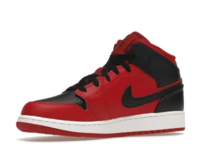 Jordan 1 Mid Reverse Bred (2021) (GS) - photo 4- Jersey4u