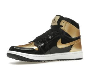 Jordan 1 Retro High Golf Patent Gold Toe - photo 4- Jersey4u