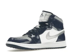 Jordan 1 Retro High Golf Patent Midnight Navy - photo 4- Jersey4u