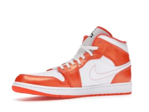 Jordan 1 Mid Metallic Orange - photo 4- Jersey4u