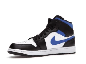 Jordan 1 Mid White Black Racer Blue - photo 4- Jersey4u