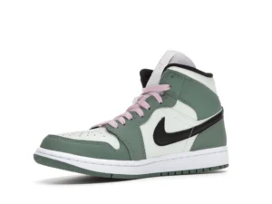 Jordan 1 Mid Dutch Green (Women's) - photo 4- Jersey4u