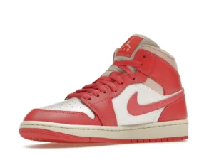 Jordan 1 Mid Strawberries and Cream (Women's) - photo 4- Jersey4u