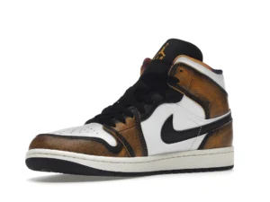 Jordan 1 Mid SE Orange Wear Away - photo 4- Jersey4u