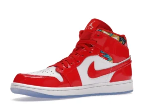 Jordan 1 Mid Barcelona Sweater Red Patent - photo 4- Jersey4u