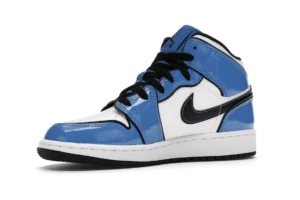 Jordan 1 Mid Signal Blue (GS) - photo 4- Jersey4u