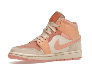 Jordan 1 Mid Apricot Orange (Women's) - photo 4- Jersey4u