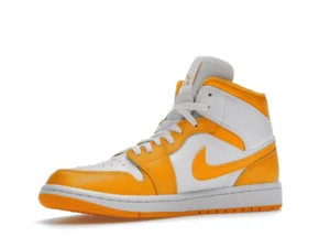 Jordan 1 Mid White University Gold (Women's) - photo 4- Jersey4u