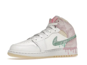 Jordan 1 Mid Paint Drip (GS) - photo 4- Jersey4u