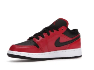 Jordan 1 Low Gym Red Black Pebbled (GS) - photo 4- Jersey4u