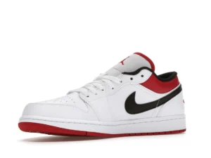 Jordan 1 Low White University Red Black - photo 4- Jersey4u