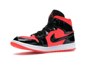 Jordan 1 Mid Hot Punch Black (Women's) - photo 4- Jersey4u