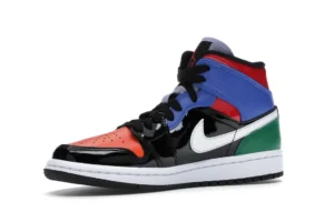 Jordan 1 Mid Multi Patent (Women's) - photo 4- Jersey4u
