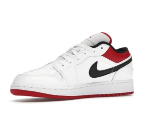 Jordan 1 Low White Gym Red (GS) - photo 4- Jersey4u