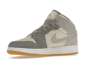 Jordan 1 Mid SE Coconut Milk Particle Grey (GS) - photo 4- Jersey4u