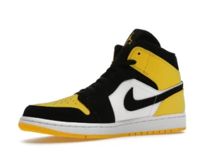 Jordan 1 Mid Yellow Toe Black - photo 4- Jersey4u