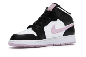 Jordan 1 Mid White Black Light Arctic Pink (GS) - photo 4- Jersey4u