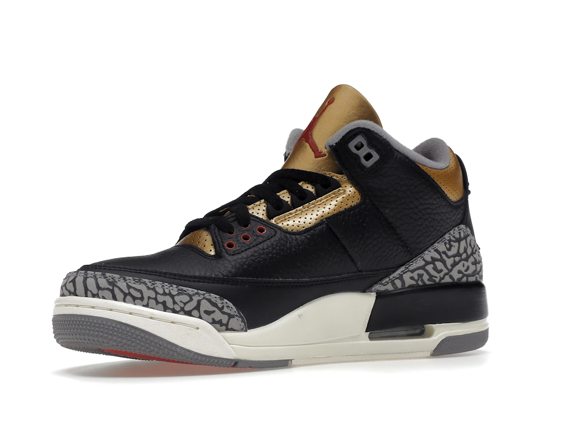 Jordan 3 Retro Black Cement Gold (Women's) - photo 4- Jersey4u