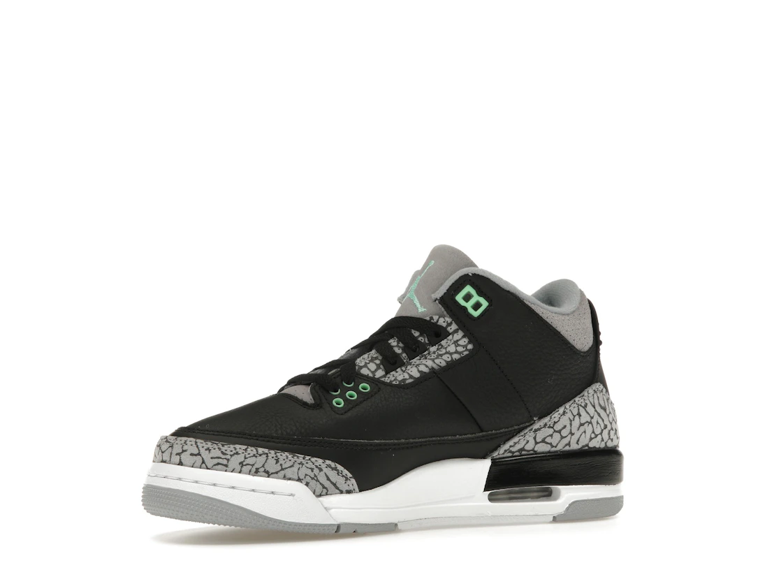 Jordan 3 Retro Green Glow (GS) - photo 4- Jersey4u