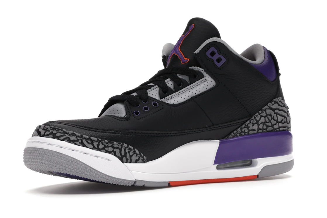 Jordan 3 Retro Black Court Purple - photo 4- Jersey4u