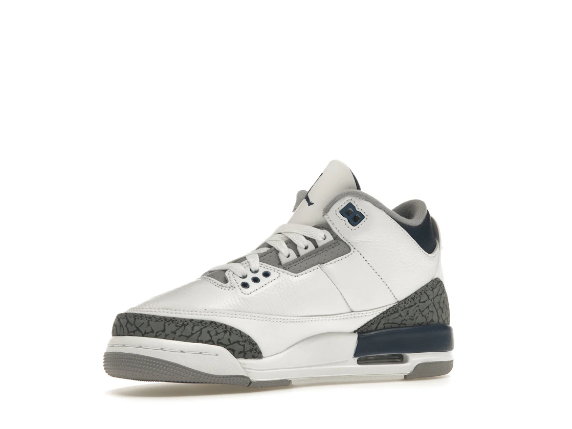 Jordan 3 Retro Midnight Navy (GS) - photo 4- Jersey4u