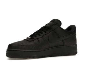 Nike Air Force 1 Low SP Triple Black Perforated - photo 4- Jersey4u