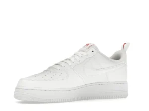 Nike Air Force 1 Low '07 SE White Red Mini Swoosh - photo 4- Jersey4u