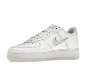 Nike Air Force 1 Low '07 Retro Color of the Month Jewel Swoosh Triple White - photo 4- Jersey4u