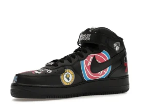 Nike Air Force 1 Mid Supreme NBA Black - photo 4- Jersey4u