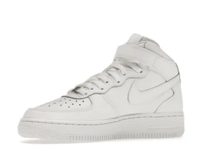 Nike Air Force 1 Mid LE Triple White (GS) - photo 4- Jersey4u