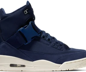 Jordan 3 Retro Explorer XX Midnight Navy Light Cream (Women's) - photo 1- Jersey4u