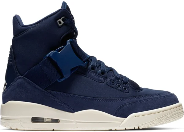 Jordan 3 Retro Explorer XX Midnight Navy Light Cream (Women's) - photo 1- Jersey4u