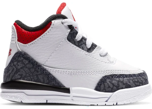 Jordan 3 Retro SE-T Fire Red Denim (TD) - photo 1- Jersey4u