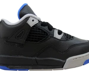 Jordan 4 Retro Black Soar Matte Silver White (TD) - photo 1- Jersey4u