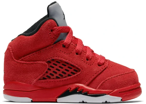 Jordan 5 Retro Red Suede (TD) - photo 1- Jersey4u