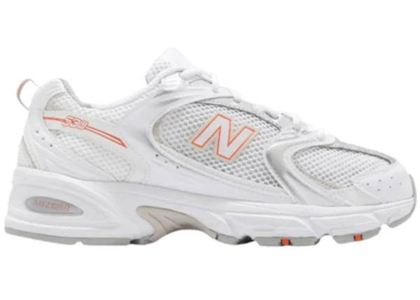 New Balance 530 White Silver Retro Orange - photo 1- Jersey4u