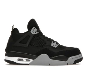 Jordan 4 Retro Black Canvas (GS) - photo 1- Jersey4u