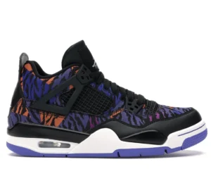 Jordan 4 Retro Black Rush Violet (GS) - photo 1- Jersey4u