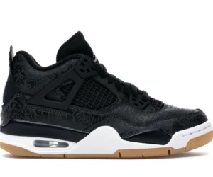 Jordan 4 Retro Laser Black Gum (GS) - photo 1- Jersey4u