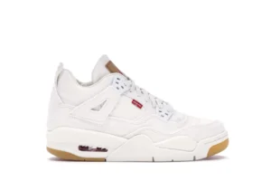 Jordan 4 Retro Levi's White (GS) (Levi's Tag) - photo 1- Jersey4u